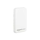 Amazon Basics 5000mAh Li-Polymer Wireless Power Bank | Two-Way Fast Charging | 20W Fast Charging Through Wire |15W Wireless Charging| for iPhone 12 and Above (White)
