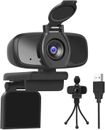 LarmTek Camera with Privacy Shutter, with Microphone, PC USB Webcam see descrip