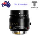 TTArtisan 50mm F1.4 Tilt Shift Full Frame Manual Lens for Leica L / Sony E Mount