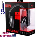 Headset Headphone with microphone silver & black colour new for PC TEAMS ZOOM