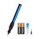 Electric Engraving Engraver Pen Carve Tool for DIY Jewellery Jewelry Metal Glass - (Cordless Precision Engraver with Diamond Tip Bit) (Blue)
