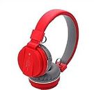 ENGLON Wireless Bluetooth Headphone for Mobile with Mic with FM Music and Calling for Boys & Girls (Color Red)