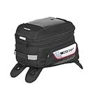 ViaTerra Fly Universal Motorbike Tank Bag (22 litres expanded) with Rain Cover/Dust Cover | Compatible with All Motorcycles (Fiber and Metal Tanks)