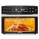 Beelicious® Pro 32QT Extra Large Air Fryer, 19-In-1 Air Fryer Toaster Oven Combo with Rotisserie and Dehydrator, Digital Convection Oven Countertop Airfryer Fit 13" Pizza, 1800w (Black)