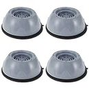 URXWQSA 4 Pack Washing Machine Anti-Vibration Pads, Prevent Noise Moving Shaking Walking, Shock Absorbing Non Slip Grip Feet Pad for Washer Dryer Appliance