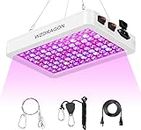 WZDRAGON 2024 Newest BW1000 LED Grow Lights Double Chips Full Spectrum for Greenhouse and Indoor Plant Veg and Flower Growing [White]