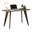 George Oliver Modern Office Desk 47 inches L, Computer Table, Wooden, Office Workstation - Wood in Brown | 30 H x 47 W x 23 D in | Wayfair