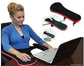 CPEX Desk And Chair Dual Purpose Attachable Home & Office Computer Arm Support - Ergonomically Designed Mouse Pad Arm-Stand Desk Extender