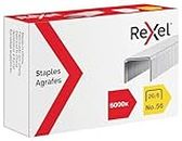 Rexel - Grapas nº 26 de 6 mm, caja de 5000 unidades, el embalaje puede variar