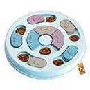 Foodie Puppies Pet Puzzle Toy for Dispensing Treats, Pet Toys Game for Training and Slow Feed, Non-Slip Feeder Designed for Dog, Puppies, Cats and Kittens (Round Shape) (Color May Vary)
