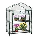 fleta Greenhouse Replacement Cover - Transparent Green Houses for Indoor PVC,Durable Greenhouse Parts & Accessories, Portable Indoor Greenhouse for Home, Outdoor, Plant