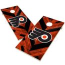 Philadelphia Flyers 2' x 4' Herringbone Design Cornhole Set