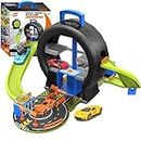 XYDongtong car Garage, Tire Toy Car Garage Set with Lift, Gift for Preschoolers Ages 3 and Up