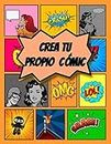 CREA TU PROPIO CÓMIC: Plantillas de cómics en blanco para adultos, adolescentes y niños