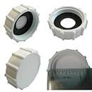 CTS Appliance Waste Trap Blanking Cap & Washer Blank 32mm Stop Ends Appliances Washing Machine Dishwasher P-Trap Stop