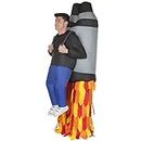 Jetpack Pick Me Up Inflatable Costume - Great Illusion Fancy Dress Outfit One size fits most, Multicolor/Assorted, One Size