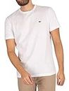Lacoste TH2038 Camiseta, Blanc, L para Hombre