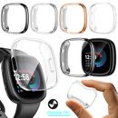 For Fitbit Versa 3/4/Sense 2 Full Protect Screen Protector Soft TPU Case Cover