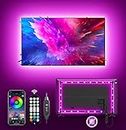 MATICOD LED Lights for TV Led Backlight, 16.4ft RGB Led Strip Lights for TV Lights Behind, USB Led Light Strip for 55-70in TV, Bluetooth APP Control Music Sync Ambient Lighting for Gaming Room …