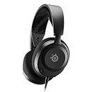 SteelSeries Arctis Nova 1 Multi-System Gaming Headset — Hi-Fi Drivers — 360° Spatial Audio — Comfort Design — Durable ��— Ultra Lightweight — Noise-Cancelling Mic — PC, PS5/PS4, Switch, Xbox - Black