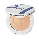 No7 Lift & Luminate Triple Action Powder - Medium - Pressed Makeup Setting Powder for Face - Compact Setting Powder Reduces the Appearance of Fine Lines & Enhances Glow (10g)