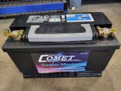 NEW MARINE BATTERY DUAL PURPOSE DEEP CYCLE & STARTING MADE IN USA* - Comet Ba...