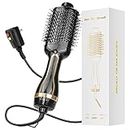 7MAGIC Blow Dryer Brush, 1200W Hair Dryer Brush Blow Dryer for Women, One Step Volumizer and Styler in One, Hot Air Brush with Ceramic Coating for Straight and Curling Hair Salon, Anti Frizz