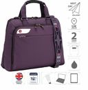 Ladies 15.6" Laptop & iPad Bag Business Bag Briefcase Purple is0126