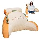 Reading Pillow - Bed Backrest Pillow - Bed Chair Pillow with Arms - Ideal for Sitting In Bed, Working On Laptop, Watching TV