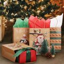Sangdo Christmas Gift Bags w/ Tissue Paper, 30 PCS Christmas Kraft Wrap Bags w/ Handles in Brown | Wayfair TR-LS-PHO_0WG5KO5W