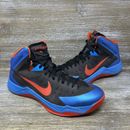 Zapatos de baloncesto Nike Zoom HyperQuickness OKC Thunder azul naranja para hombre talla 15