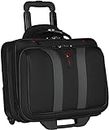 Wenger 600659 GRANADA 15.6 Inch Wheeled Laptop Case, Padded Laptop Compartment and Overnight Compartment in Black/Grey {24 Litre}