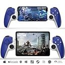 arVin Mobile Game Controller for iPad/iPhone/Android/Tablet/Switch/PS4/PC, Replacement for PS Portal, Wireless Gamepad with Hall Effect Joystick & Trigger/Back Key/Turbo/Support Streaming/Cloud Gaming