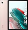 Samsung Galaxy Tab A8 2022 WiFi 10.5 inch 7040 mAh 8MP -X200 International Version Dual Camera (w/Fast Car Charger Bundle) (Pink, 32GB+3GB)