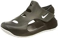 NIKE Boy's Sunray Protect 3 Trainers, Black White, 4 US
