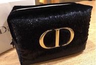 【AHORRA 15%】 Funda de tocador Christian Dior negro novedad con logotipo limitado regalo