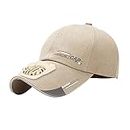 MYADDICTION Outdoor Cooling Fan Hat Baseball Cap Sun Hat Outdoor Camping Light Khaki Clothing, Shoes & Accessories | Mens Accessories | Hats