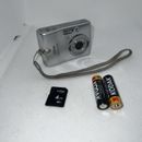 Vintage Nikon Coolpix L10 5MP Digital Camera + Batteries & 4GB SD Card