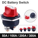 50A~300A Battery Isolator Switch Disconnect Power Cut Off for Car Boat RV Truck