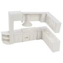 1X(Miniature Dollhouse Home Wardrobe Kitchen Furniture Mould9524