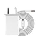 33W Charger for LG G3 A Charger Original Mobile Wall Charger Fast Charging Android Smartphone Qualcomm 3.0 Charger Hi Speed Rapid Fast Charger with 1.2m Micro Cable - (White, OP SE.I3)