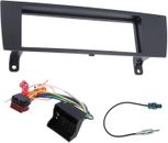 Sound-way Single DIN Car Radio Frame Installation Kit, 1 DIN Front Panel Frame,