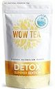 WOW TEA Summer Detox - Té detox de acción rápida | 24 Horas | Ayuda a reducir la hinchazón | Influir positivamente en el apetito y los procesos metabólicos | Té de hierbas orgánico | 150g, Made in EU