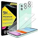4youquality [4-in-1 Screen Protector for iPhone 11 with Camera Lens Protector, Tempered Glass Film, 2-Pack Each, [LifetimeSupport][Impact-Resistant][Anti-Scratch][Ultra-Transparent]