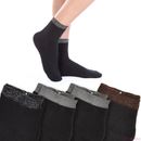 Meritex Women's Fleece Socks Black 4 Pairs
