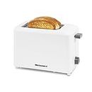 Elite Cuisine ECT-1027 Cool Touch Toaster with Extra Wide 1.25" Slots for Bagels and Specialty Breads, 2 Slices, White