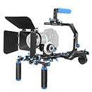 Neewer Film Movie System Kit Video Making System for Canon/Nikon/Sony and other DSLR Cameras, Blue, Black