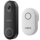 Reolink Video Doorbell WiFi  2K+ 5 MP intelligente Video-Türklingel mit Gong