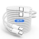 60W USB C to USB-C Charging Cable Type C Data Cable for Apple iPhone 15 Plus Pro Max