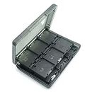Caja de Almacenamiento 28 en 1 para 3DS / 3DS / DSi / DSi XL / DSi LL / DS / DS Lite Sistema de Almacenamiento Protector Organizador de Tarjetas de Juego Soporte para Juegos (Black)